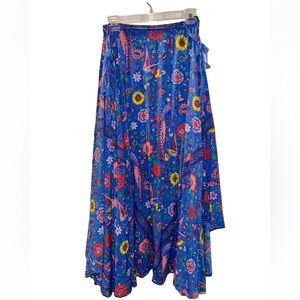 Spell and the Gypsy Collectibe Lovebird Half Moon Skirt- Deep Sky.